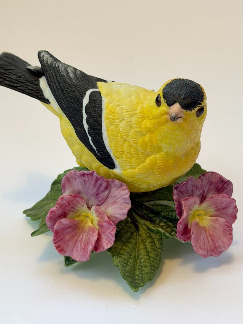 Vintage Lenox Goldfinch Porcelain Bird Figurine